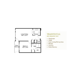 Traditional Floorplan - Paradise Valley Estates